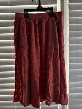 Forever 21 Rose Pink Midi Skirt! Flow & Spring Time! Size XSmall